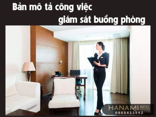 Bản mô tả công việc giám sát buồng phòng