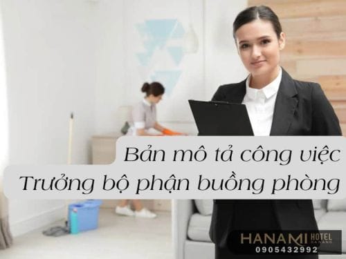 Bản mô tả công việc trưởng bộ phận buồng phòng